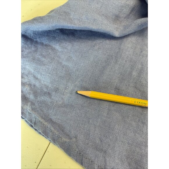 Flax Women’s Summer Blue Linen Midi‎ tank Dress sz M Lagenlook artsy oversized - Picture 9 of 10